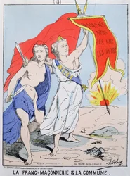 Allegory of Freemasonry and the Paris Commune, 1871